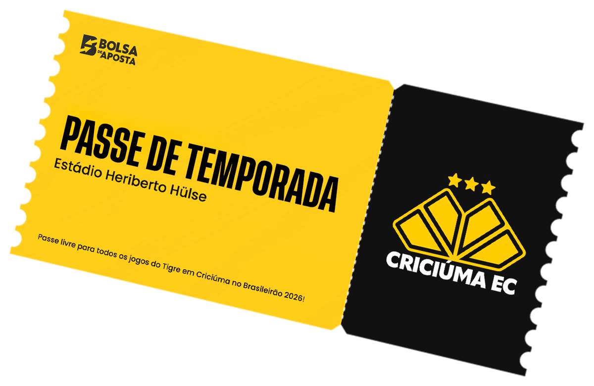Passe de Temporada Criciúma - Estádio Heriberto Hulse